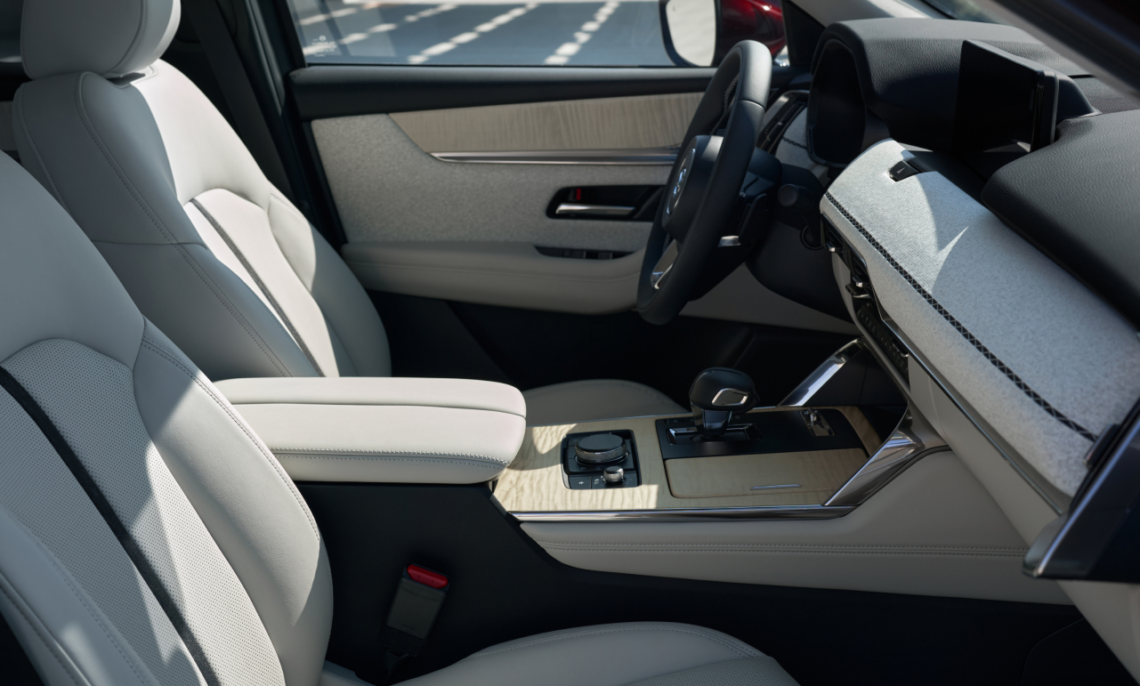 The front seats of the 2026 Mazda CX-90